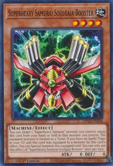 Superheavy Samurai Soulgaia Booster 25th Anniversary Tin: Dueling Mirrors Yu-Gi-Oh! card