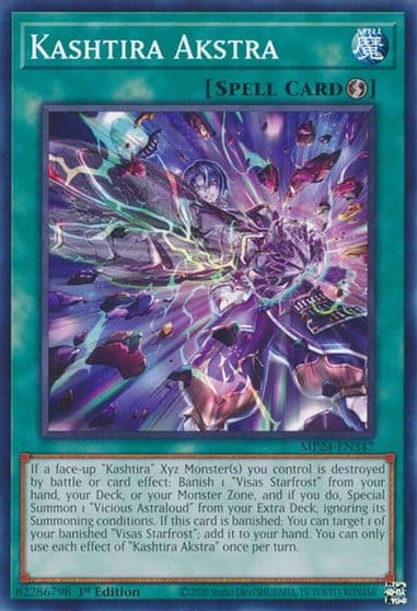Kashtira Akstra 25th Anniversary Tin: Dueling Mirrors Yu-Gi-Oh! card