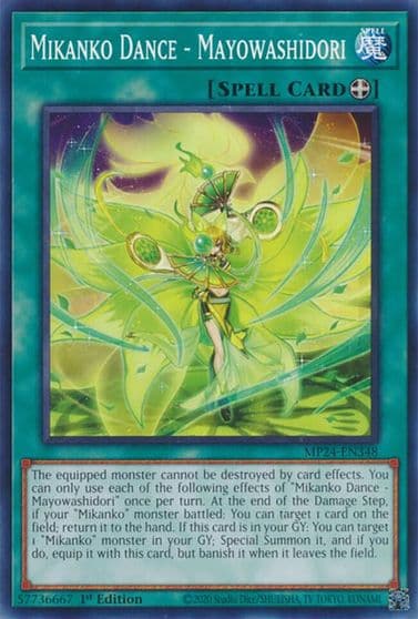 Mikanko Dance Mayowashidori 25th Anniversary Tin: Dueling Mirrors Yu-Gi-Oh! card