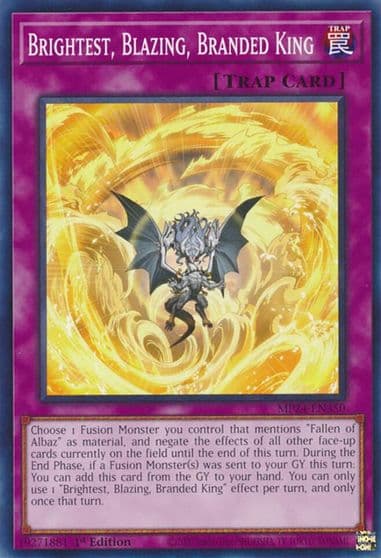 Brightest Blazing Branded King 25th Anniversary Tin: Dueling Mirrors Yu-Gi-Oh! card