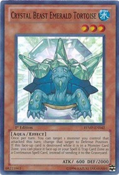Crystal Beast Emerald Tortoise Ra Yellow Mega Pack Yu-Gi-Oh! card