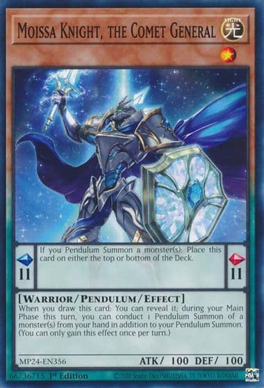 Moissa Knight the Comet General 25th Anniversary Tin: Dueling Mirrors Yu-Gi-Oh! card