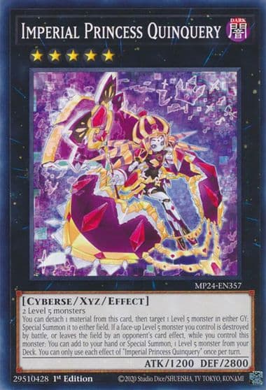 Imperial Princess Quinquery 25th Anniversary Tin: Dueling Mirrors Yu-Gi-Oh! card