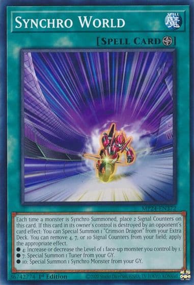 Synchro World 25th Anniversary Tin: Dueling Mirrors Yu-Gi-Oh! card