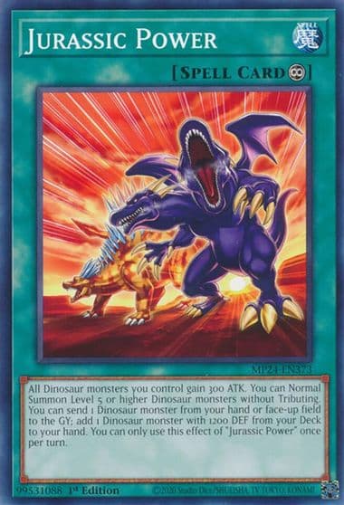 Jurassic Power 25th Anniversary Tin: Dueling Mirrors Yu-Gi-Oh! card