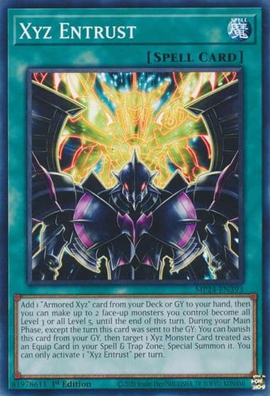 Xyz Entrust 25th Anniversary Tin: Dueling Mirrors Yu-Gi-Oh! card