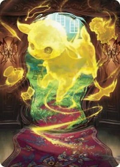 Enduring Innocence Art Card Art Series: Duskmourn: House of Horror Magic card