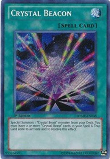 Crystal Beacon Ra Yellow Mega Pack Yu-Gi-Oh! card