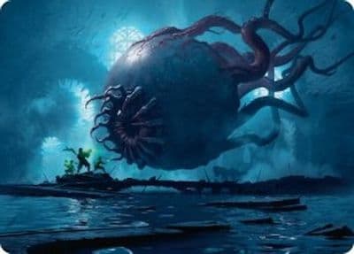 Abhorrent Oculus Art Card Art Series: Duskmourn: House of Horror Magic card