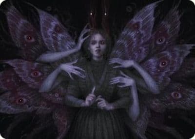 Demonic Counsel Art Card 7 54 Art Series: Duskmourn: House of Horror Magic card