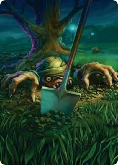 Exhume Art Card Art Series: Duskmourn: House of Horror Magic card