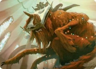 Bedhead Beastie Art Card Art Series: Duskmourn: House of Horror Magic card