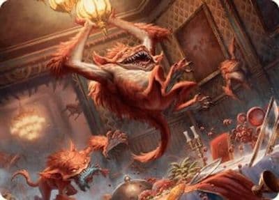 Midnight Mayhem Art Card Art Series: Duskmourn: House of Horror Magic card
