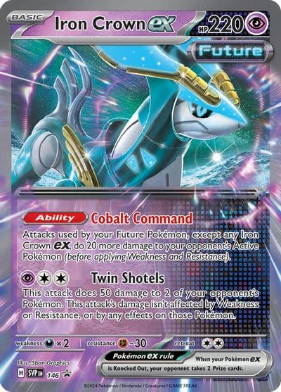 Iron Crown ex - 146 SV: Scarlet & Violet Promo Cards Pokemon card