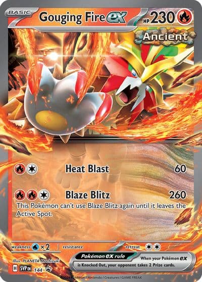 Gouging Fire ex - 144 SV: Scarlet & Violet Promo Cards Pokemon card