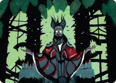 Victor Valgavoths Seneschal Art Card 23 54 Art Series: Duskmourn: House of Horror Magic card
