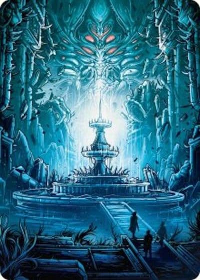 Island Art Card Art Series: Duskmourn: House of Horror Magic card