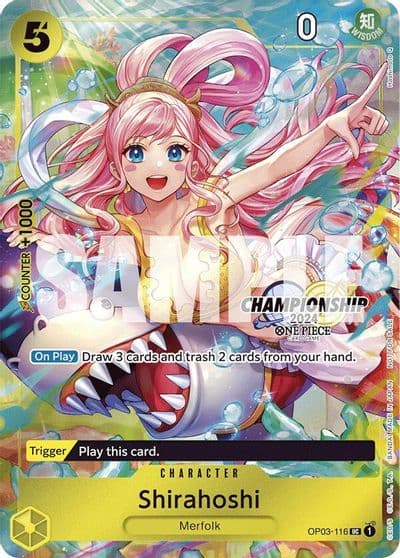 Shirahoshi CS 2024 Celebration Pack One Piece Promotion Cards One Piece card