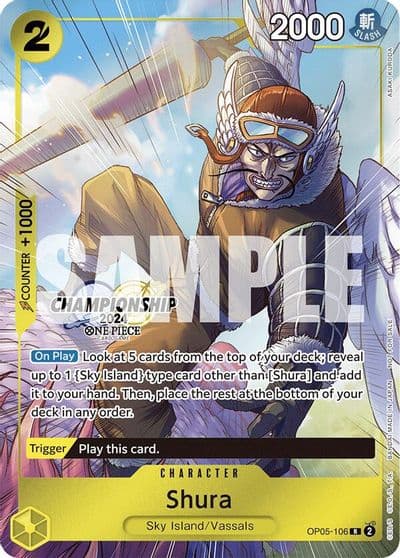 Shura CS 2024 Celebration Pack One Piece Promotion Cards One Piece card