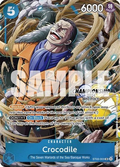 Crocodile CS 2024 Celebration Pack One Piece Promotion Cards One Piece card