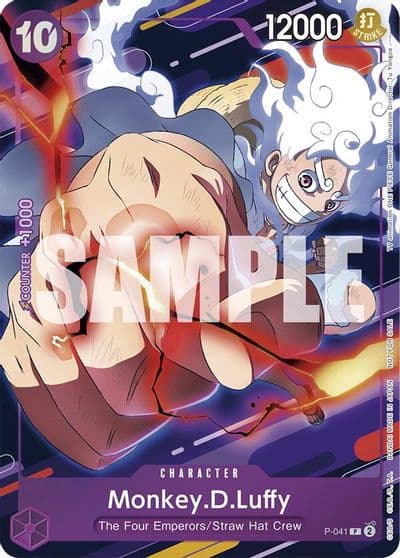 MonkeyDLuffy CS 2024 Participation One Piece Promotion Cards One Piece card