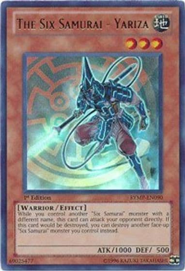 The Six Samurai Yariza Ra Yellow Mega Pack Yu-Gi-Oh! card