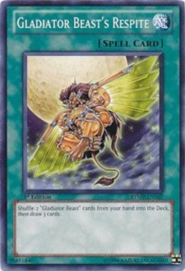 Gladiator Beasts Respite Ra Yellow Mega Pack Yu-Gi-Oh! card