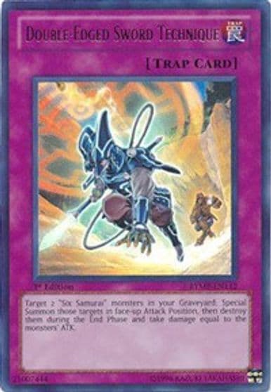 Double Edged Sword Technique Ra Yellow Mega Pack Yu-Gi-Oh! card