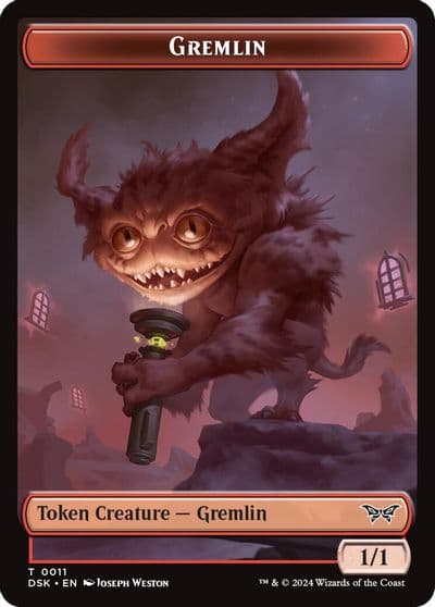 Gremlin Token Duskmourn: House of Horror Magic card