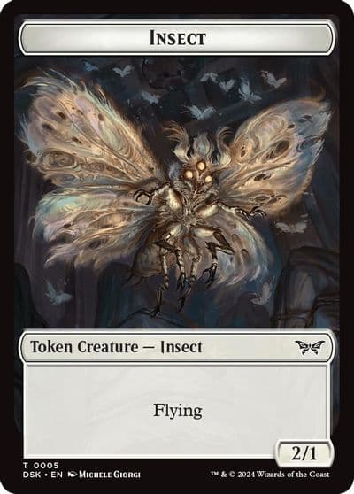 Insect Token 0005 Duskmourn: House of Horror Magic card