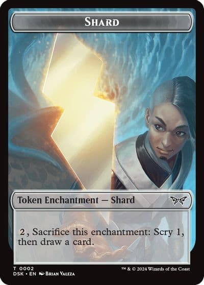 Shard Token Duskmourn: House of Horror Magic card