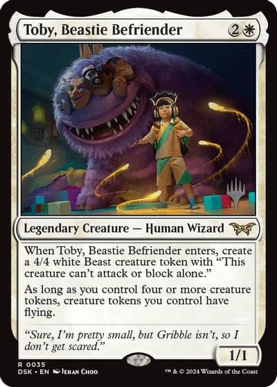 Toby Beastie Befriender Promo Pack: Duskmourn: House of Horror Magic card