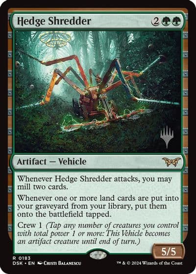 Hedge Shredder Promo Pack: Duskmourn: House of Horror Magic card