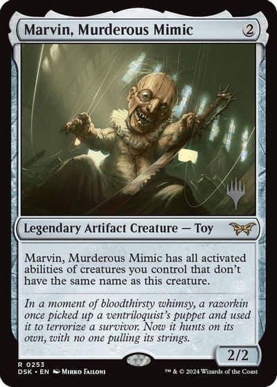 Marvin Murderous Mimic Promo Pack: Duskmourn: House of Horror Magic card