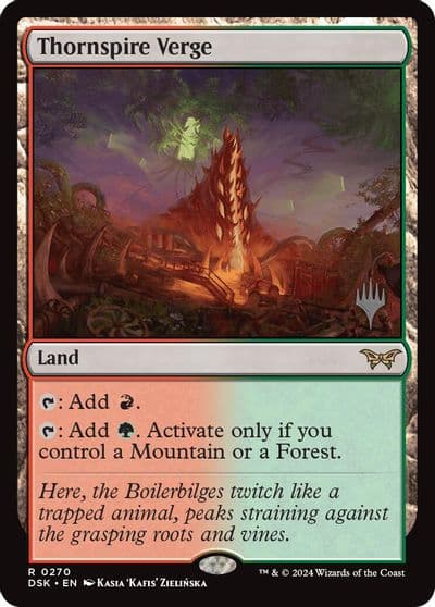 Thornspire Verge Promo Pack: Duskmourn: House of Horror Magic card