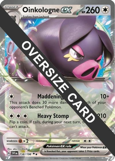 Oinkologne ex Jumbo Cards Pokemon card