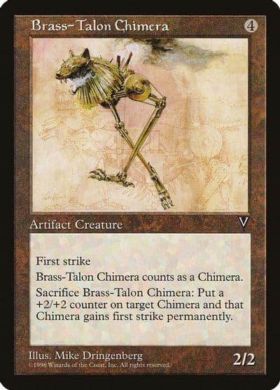 Brass Talon Chimera Visions Magic card