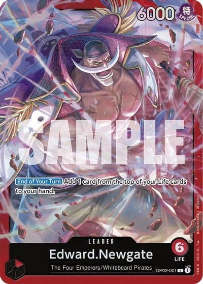 EdwardNewgate OP02 001 Starter Deck 15: RED Edward.Newgate One Piece card