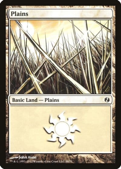Plains 38 Duel Decks: Venser vs. Koth Magic card