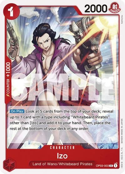 Izo Starter Deck 15: RED Edward.Newgate One Piece card