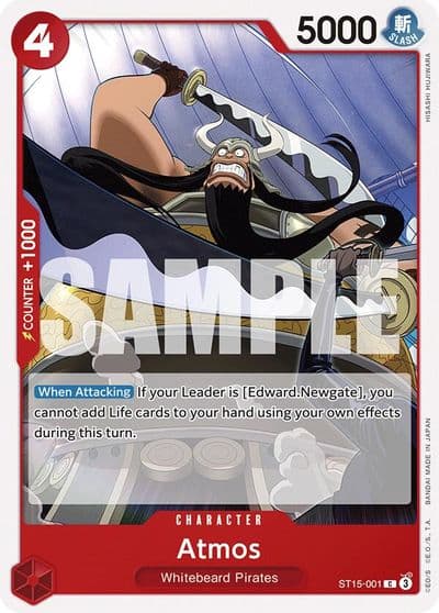 Atmos Starter Deck 15: RED Edward.Newgate One Piece card