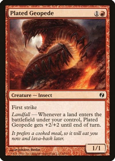 Plated Geopede Duel Decks: Venser vs. Koth Magic card