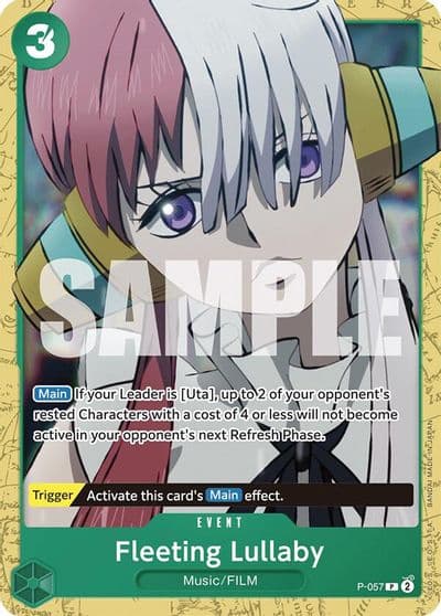 Fleeting Lullaby Starter Deck 16: GREEN Uta One Piece card