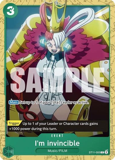 Im invincible Starter Deck 16: GREEN Uta One Piece card