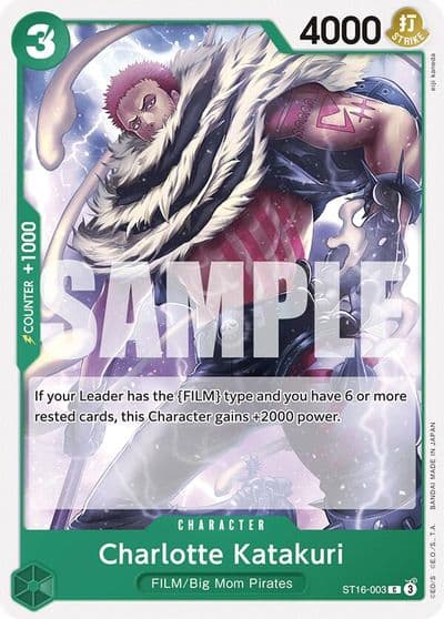 Charlotte Katakuri Starter Deck 16: GREEN Uta One Piece card