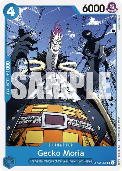 Gecko Moria OP02 054 Starter Deck 17: BLUE Donquixote Doflamingo One Piece card