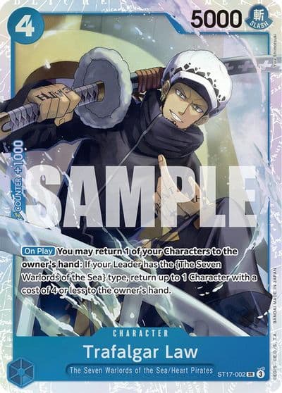 Trafalgar Law ST17 002 Starter Deck 17: BLUE Donquixote Doflamingo One Piece card
