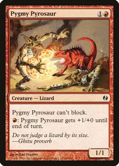 Pygmy Pyrosaur Duel Decks: Venser vs. Koth Magic card