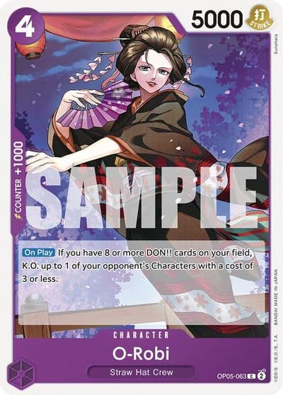 O Robi Starter Deck 18: PURPLE Monkey.D.Luffy One Piece card