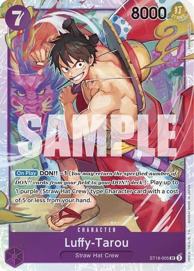 Luffy Tarou Starter Deck 18: PURPLE Monkey.D.Luffy One Piece card